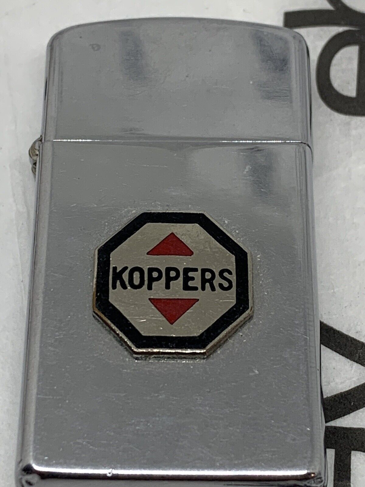 VTG 1965 Zippo Slim Lighter with KOPPERS Emblem