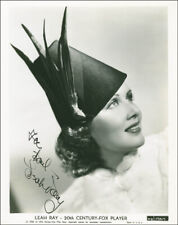 LEAH RAY - INSCRIBED PHOTOGRAPH SIGNED CIRCA 1938 picture